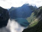 Blick auf den Geiranger-Fjord und die Sieben Schwestern